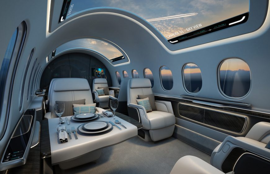 Interior work for the Aerion AS2